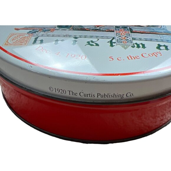 Saturday Evening Post Christmas Tin 1920 - Picture 4 of 6